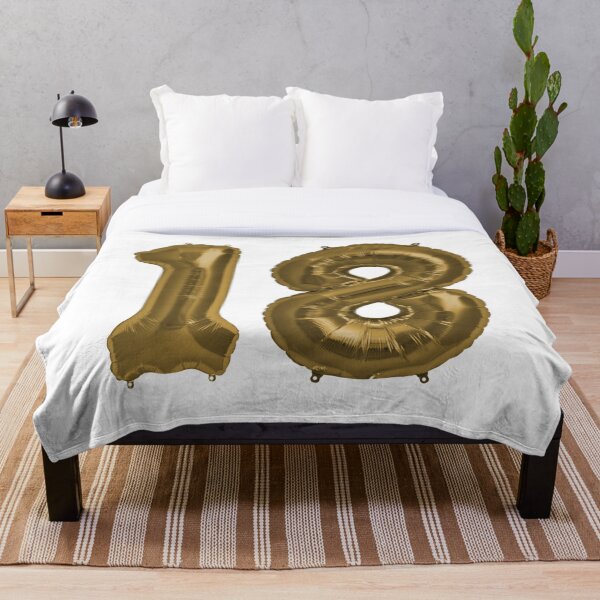 Item preview, Bronze 18th Birthday Metallic Helium Balloons Numbers designed and sold by Birthdates.