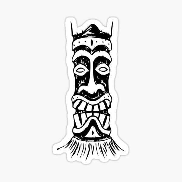 Item preview, Tiki with fronds designed and sold by AthertonCustoms.
