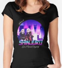 Vaporwave - Jeanne alter and Saber Alter Shinjuku Women's Fitted Scoop T-Shirt