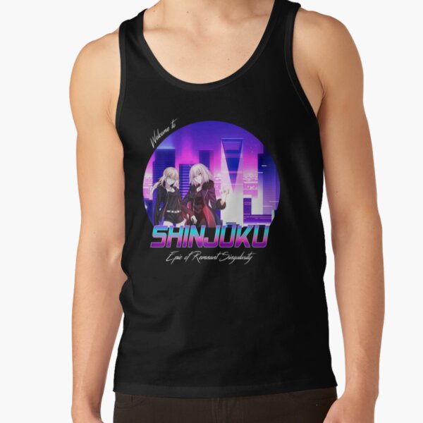 Vaporwave - Jeanne alter and Saber Alter Shinjuku Tank Top