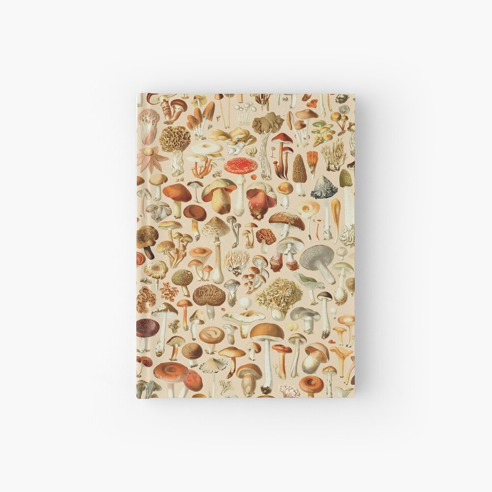 Vintage Mushroom Designs Collection Hardcover Journal