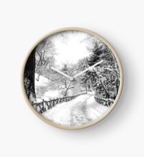 Reloj Central Park Winter Path