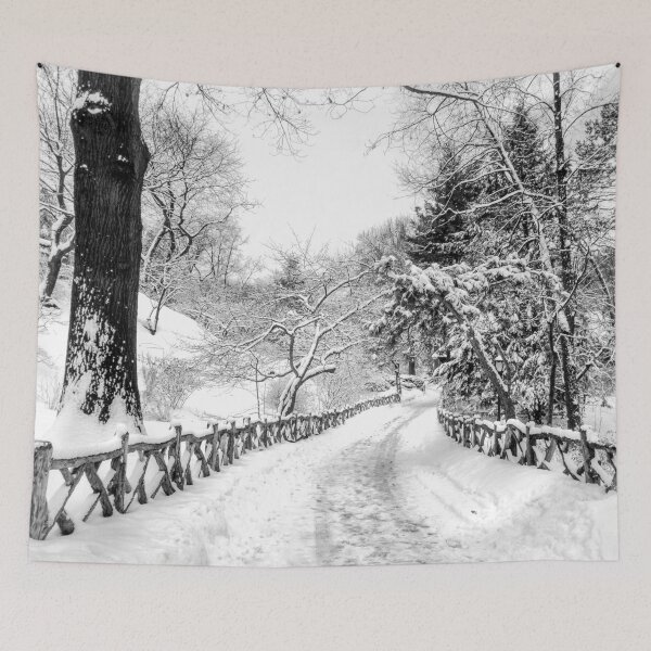 Item preview, Central Park Winter Path designed and sold by Vivienne Gucwa.