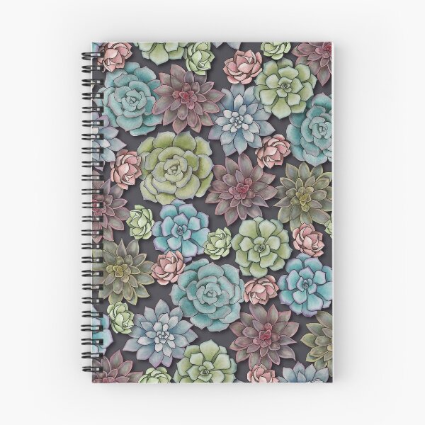 Item preview, Succulent Garden -  Pink, Blue & Green Pattern With Succulents designed and sold by somecallmebeth.