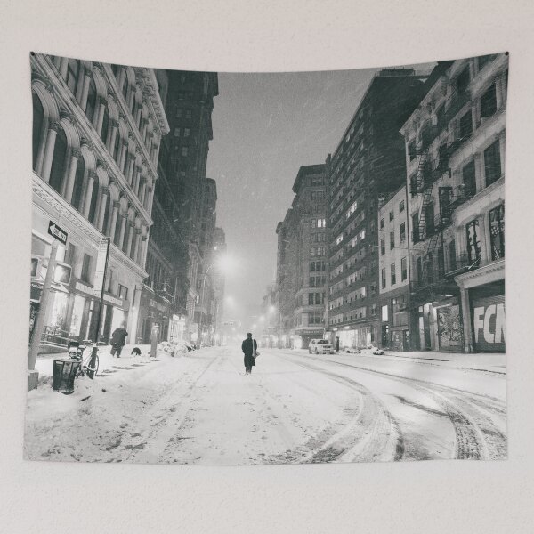 Item preview, Snowy Night in New York City designed and sold by Vivienne Gucwa.