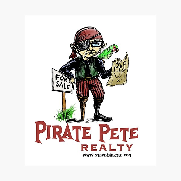Pirate Pete Realty Photographic Print