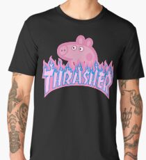 Peppa Pig Funny Flame Men's Premium T-Shirt