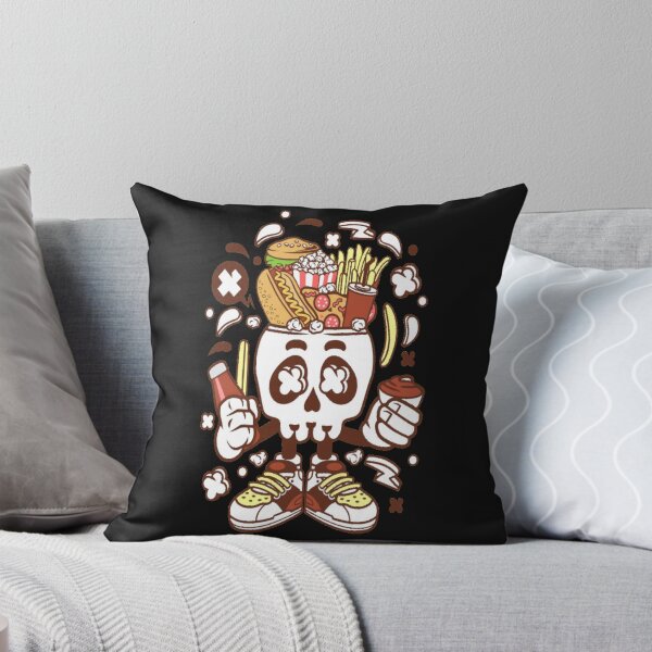 Item preview, Junk food skull designed and sold by sager4ever.