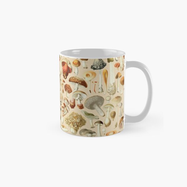 Iced Coffee Cup, Yellow Amanita Muscaria Mushroom Glass Forest Coffee