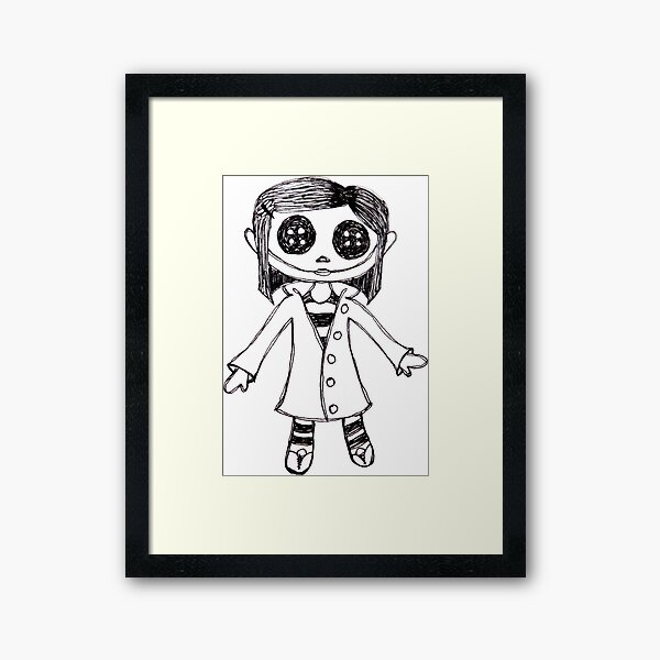 Download Coraline Doll Wall Art | Redbubble
