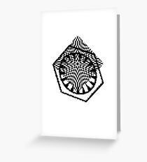 #white #black #abstract #pattern #3d #texture #checkered #illustration #arrow #design #cursor #isolated #flag #pixel #computer #icon #tile #square #symbol #graphic #mouse #concept #perspective Greeting Card
