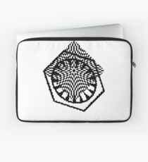 #white #black #abstract #pattern #3d #texture #checkered #illustration #arrow #design #cursor #isolated #flag #pixel #computer #icon #tile #square #symbol #graphic #mouse #concept #perspective Laptop Sleeve