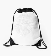 #white #black #abstract #pattern #3d #texture #checkered #illustration #arrow #design #cursor #isolated #flag #pixel #computer #icon #tile #square #symbol #graphic #mouse #concept #perspective Drawstring Bag