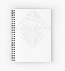 #white #black #abstract #pattern #3d #texture #checkered #illustration #arrow #design #cursor #isolated #flag #pixel #computer #icon #tile #square #symbol #graphic #mouse #concept #perspective Spiral Notebook