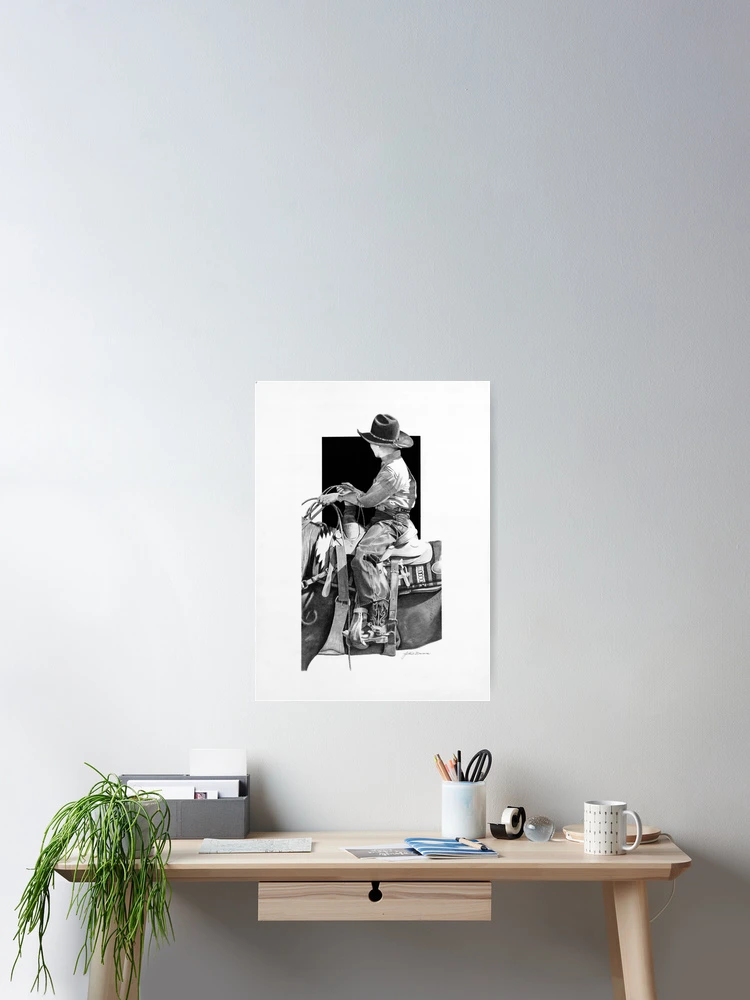 Thumbnail 2 of 3, Poster, Rodeo Boy Jr. Rider. designed and sold by J.D. Bowman.