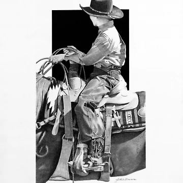 Artwork thumbnail, Rodeo Boy Jr. Rider. by J.D. Bowman