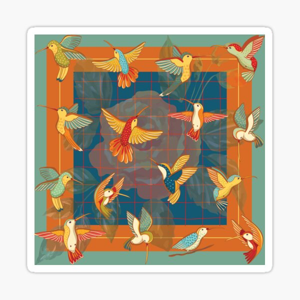 Hummingbirds 2 Sticker