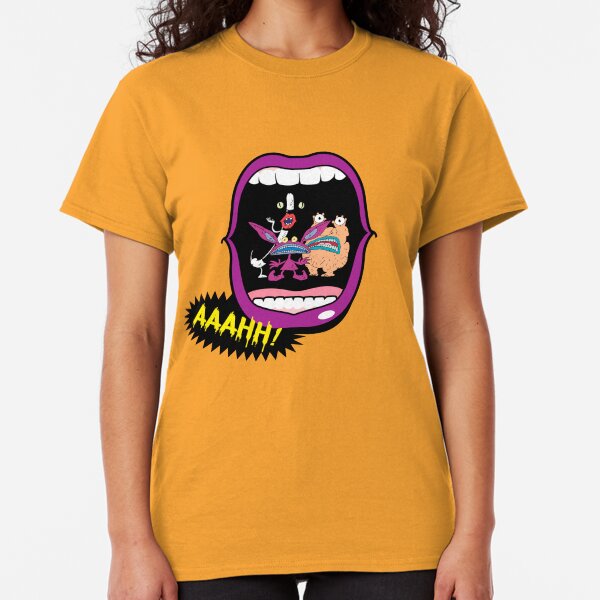 Real Monsters Halloween 90's Retro Nostalgia Scary Show Classic T-Shirt