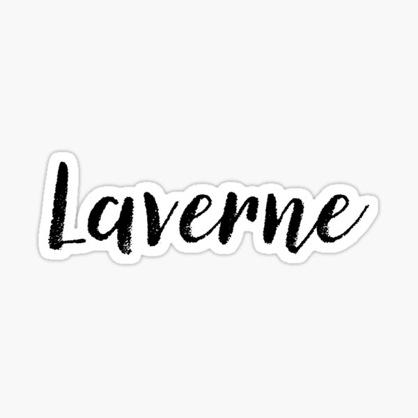 "Laverne Name Stickers Tees Birthday" Sticker for Sale by