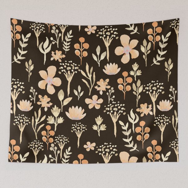 Item preview, Watercolor Cream Flowers designed and sold by oppositedge.