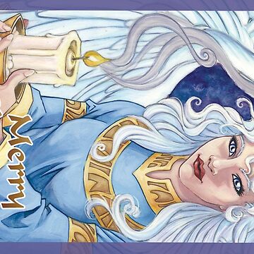 Artwork thumbnail, Chrismas Angel Card by cybercat