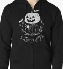 Stay Creepy! Zipped Hoodie