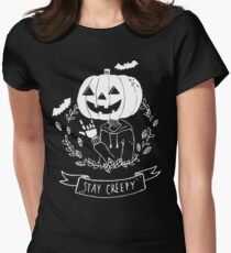 Stay Creepy! Women's Fitted T-Shirt