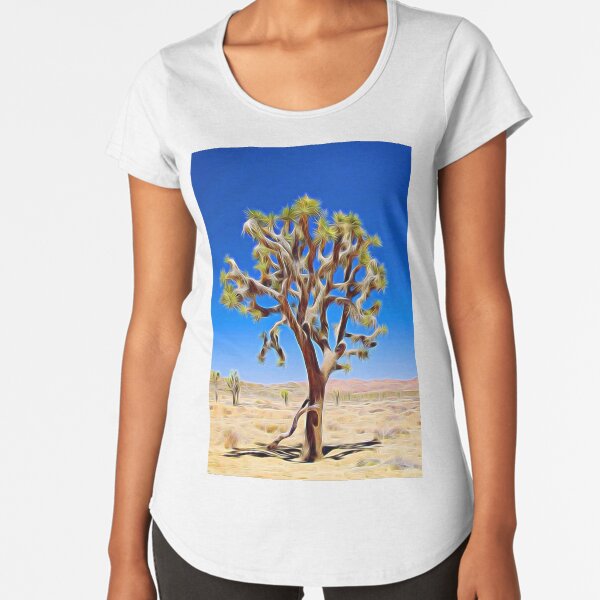 Joshua Tree light Premium Scoop T-Shirt