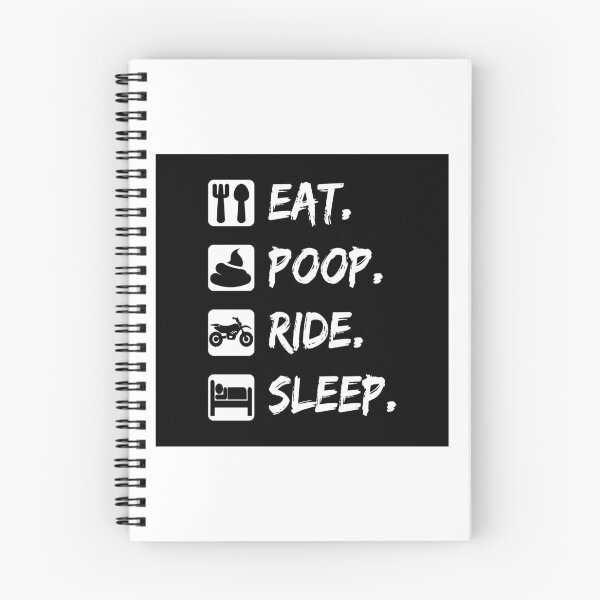 Item preview, Dirt Bike Funny Gift Eat Poop Ride Motocross Repeat designed and sold by OurBestBuys.