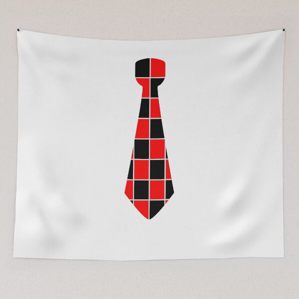 Item preview, Funny Checkerboard Tshirt -  Funny Tie - Black and Red Checkers designed and sold by Tetete.