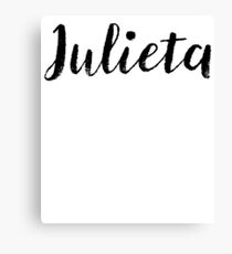 Julieta - Custom Girl Name Gifts Canvas Print