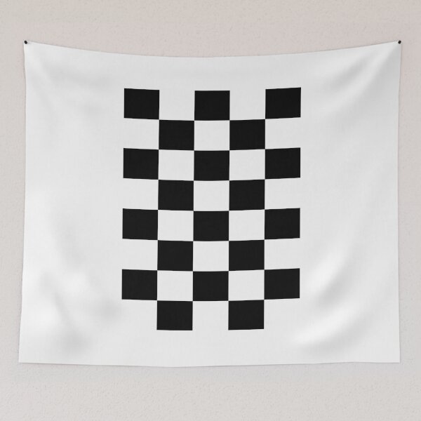 Item preview, Checkerboard Tshirt  - Black and White Checkers designed and sold by Tetete.