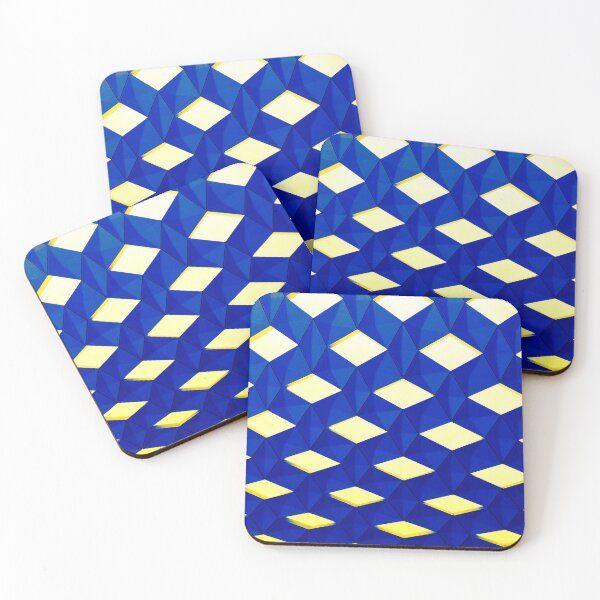 Item preview, Trapez 2/5 Blue & Yellow by Brian Vegas designed and sold by Brian Vegas.