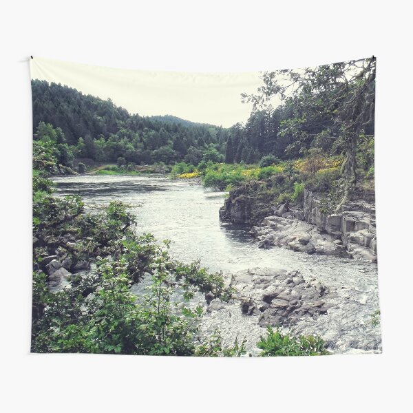 "Colliding Rivers Of Oregon" Tapestry for Sale by 2HivelysArt  Redbubble