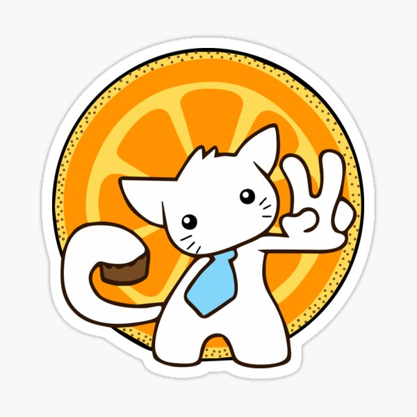 Artikel-Vorschau von Louises Tangerine Kitty, designt und verkauft von iHeartsDesigns.