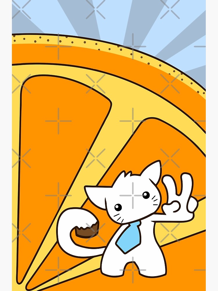 "Tangerine Kitty" Poster for Sale by iheartclothes Redbubble