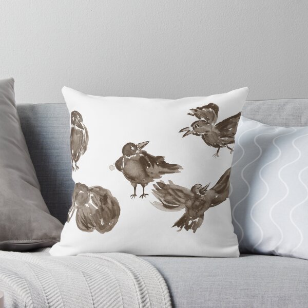 Item preview, Happy Crows - Brown  designed and sold by Niina  Niskanen.