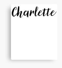 Charlette - Custom Girl Name Gifts Canvas Print