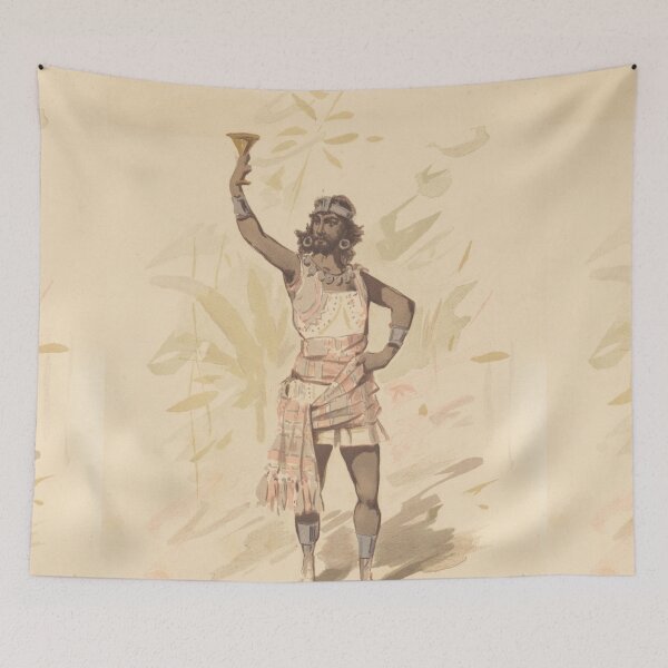 Item preview, Vintage Egyptian man toasting designed and sold by Vintage Designs +.