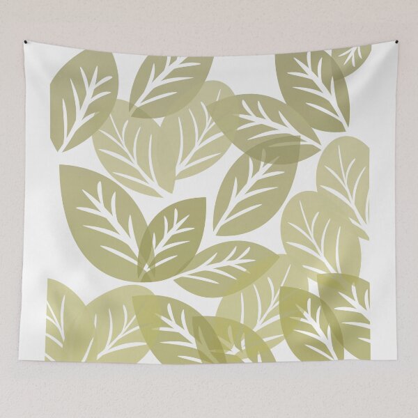 Item preview, transparent olive green color leaves designed and sold by CREATINERY.