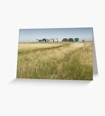 Seasalter Beach Huts Greeting Card