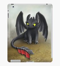 Toothless Dragon inspired from How To train Your Dragon. iPad Case/Skin