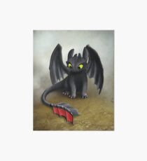 Toothless Dragon inspired from How To train Your Dragon. Art Board