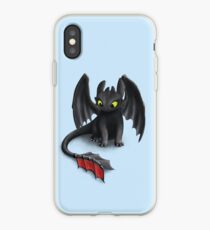 Toothless, Night Fury Inspired Dragon. iPhone Case