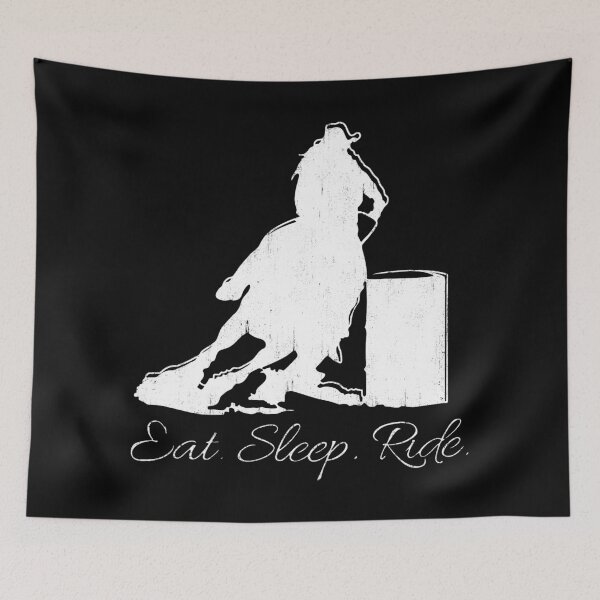 Item preview, Eat Sleep Ride Barrel designed and sold by OasisPolygon.
