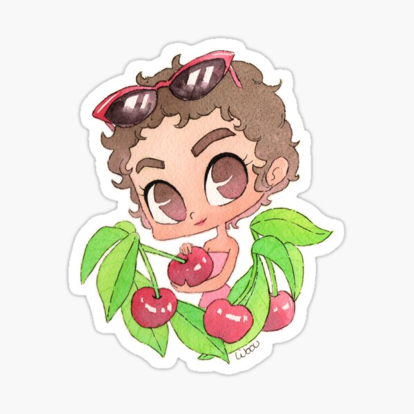 joli cerise sticker Sticker