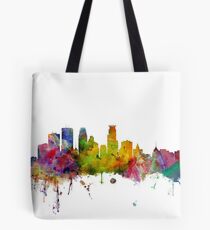 Minneapolis Minnesota Skyline Tote Bag