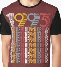 Vintage September 1993 Birthday Gifts Graphic T-Shirt