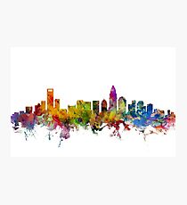 Charlotte North Carolina Skyline Photographic Print