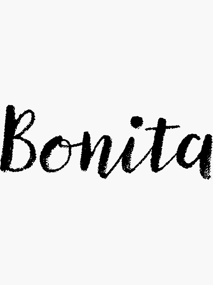 "Bonita Name Stickers Tees Birthday" Sticker for Sale by